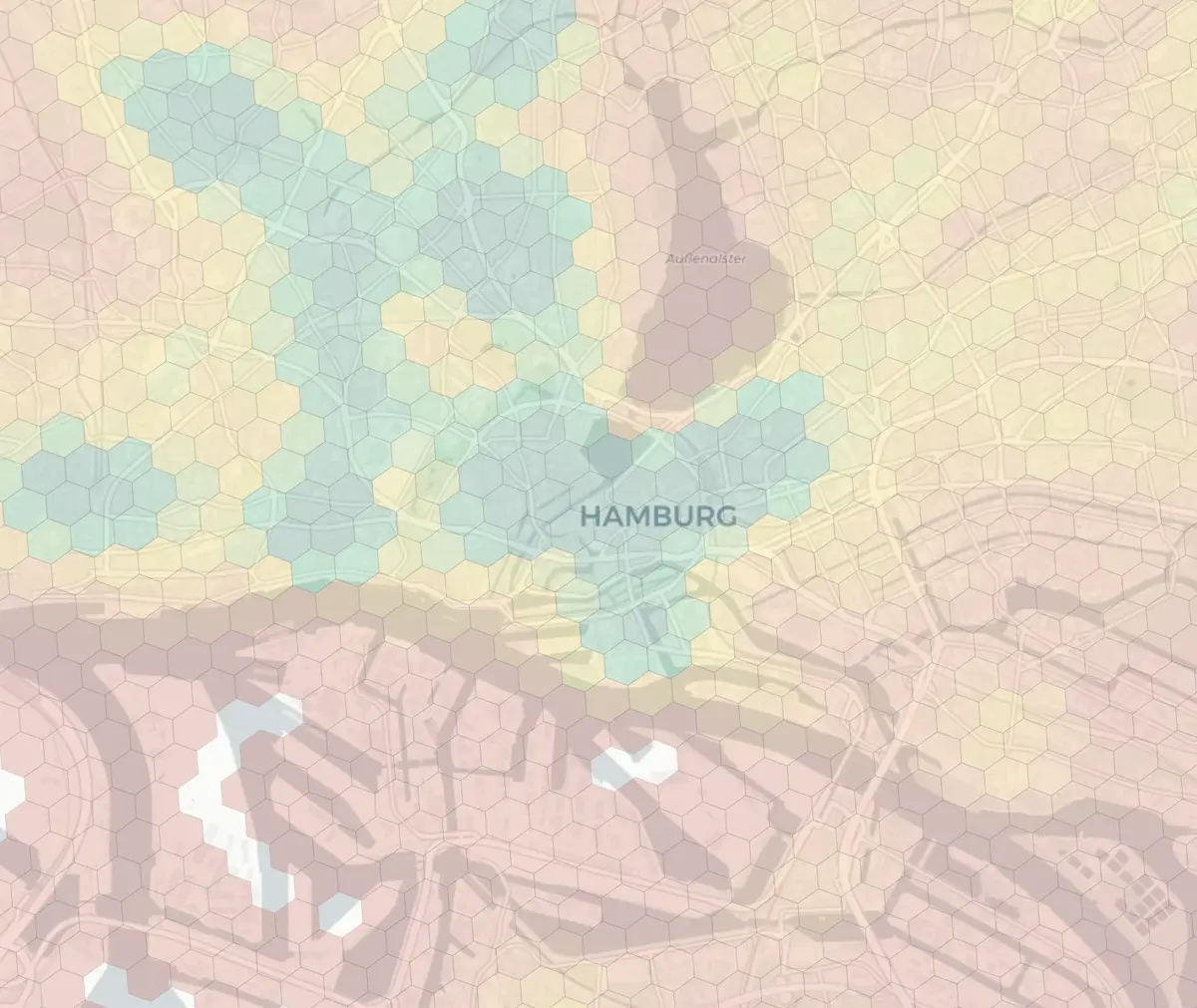 Hamburg neighborhood livability heatmap